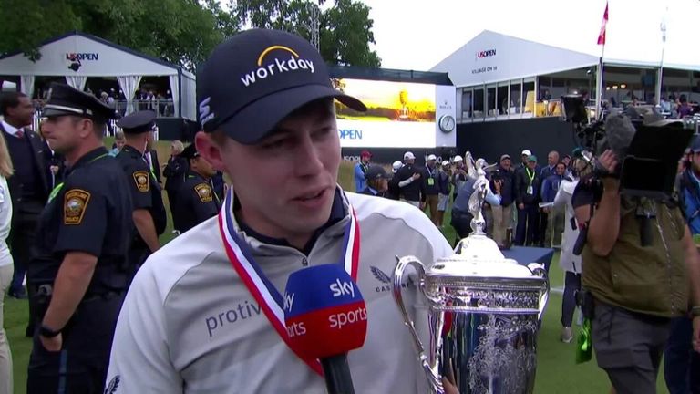 US Open: Matthew Fitzpatrick elogia su primera victoria importante como 'fuera de este mundo' y tiene ganas de más | Noticias de Golf 2 deportes de cielo