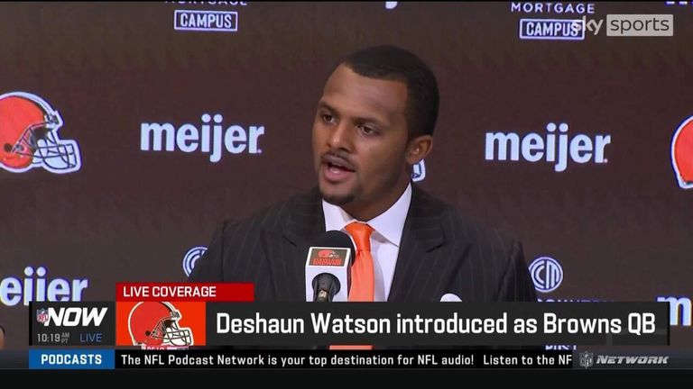 Deshaun Watson: el nuevo mariscal de campo de los Cleveland Browns niega las acusaciones de agresión sexual Noticias de la NFL 2 deportes de cielo