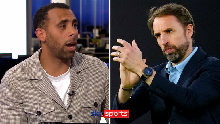 Gareth Southgate: FA le dice al entrenador de Inglaterra que su trabajo está seguro a pesar de los resultados de la Liga de las Naciones | Noticias de futbol 5 Compuesto de Anton Ferdinand Gareth Southgate