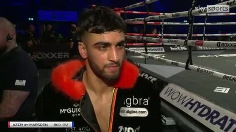 Adam Azim advierte a los espectadores de Sky Sports: 'No parpadeen cuando peleo' | Noticias de boxeo 3 imagen de vista previa