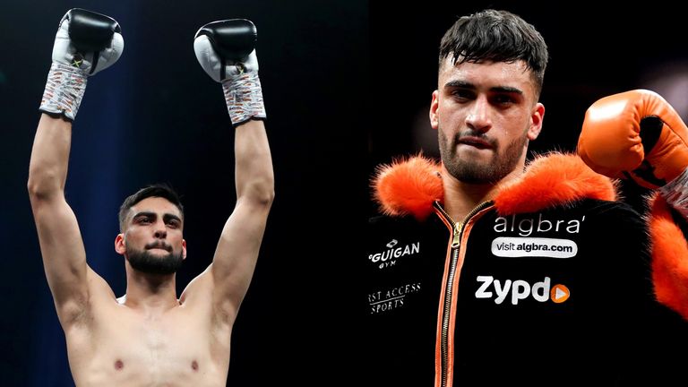 Adam Azim advierte a los espectadores de Sky Sports: 'No parpadeen cuando peleo' | Noticias de boxeo 4 HASSAN Y ADAM AZIM