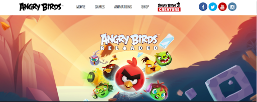 15 famosos sitios web de Wordpress que están en la cima de su juego 27 Pájaros enojados