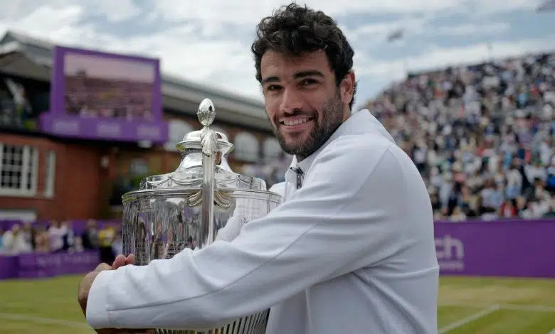Matteo Berrettini defiende el título de Queen al vencer a Filip Krajinovic en dos sets | Noticias de tenis 1 Matteo Berrettini defiende el título de Queen al vencer a Filip Krajinovic en dos sets | Noticias de tenis