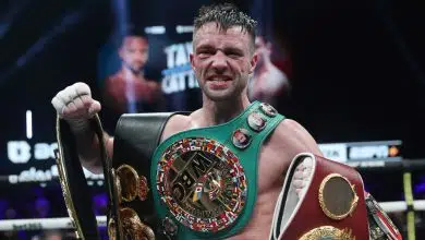 Josh Taylor haciendo 'todo lo posible' para pelear contra el 'que gime' Jack Catterall en la revancha después de la pelea de José Zepeda | Noticias de boxeo 8 JOSH TAYLOR v JACK CATTERALL 26-2-2022.OVO HYDRO,.GLASGOW.PIC LAWRENCE LUSTIG.IBF/WBC/WBA/WBO SUPER-LIGHTWEIGHT CHAMPIONSHIP OF THE WORLD.JOSH TAYLOR V JACK CATTERALL