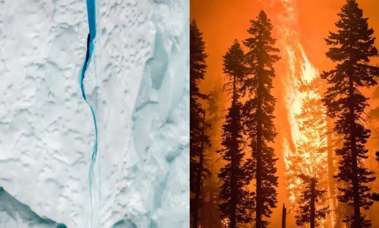 Cambio climático Si el hielo marino se derrite en el Ártico, ¿se queman los árboles en California? Un nuevo estudio vincula la disminución del hielo marino con el aumento del clima de incendios forestales en el oeste de EE. UU. 19 de mayo de 2023 — Emily Schwing 1 Cambio climático Si el hielo marino se derrite en el Ártico, ¿se queman los árboles en California? Un nuevo estudio vincula la disminución del hielo marino con el aumento del clima de incendios forestales en el oeste de EE. UU. 19 de mayo de 2022 — Emily Schwing