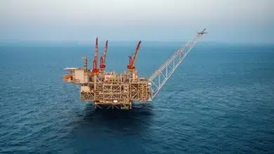 Leviathan natural gas rig off the coast of Haifa, Israel