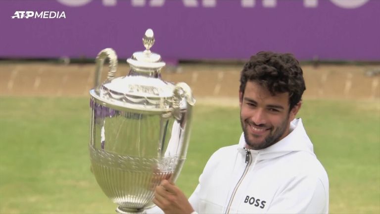 Matteo Berrettini defiende el título de Queen al vencer a Filip Krajinovic en dos sets | Noticias de tenis 2 deportes de cielo