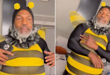 Mike Tyson se disfraza de abeja para el programa de televisión de Jimmy Kimmel