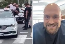 Respuesta de Tyson Fury al video viral de un taxi