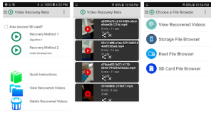Las 9 mejores aplicaciones de recuperación de datos para teléfonos Android 9 Recuperación de vídeo