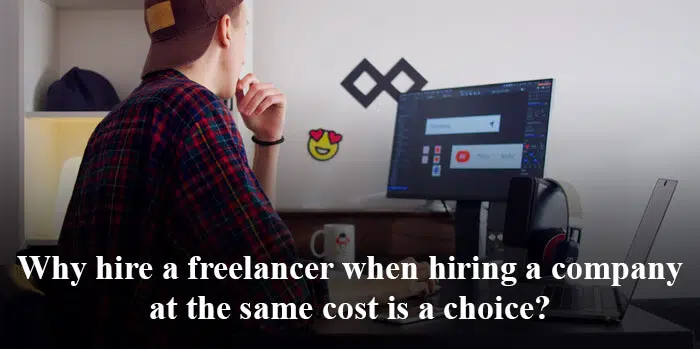 Por qué contratar freelancers cuando se contrata a una empresa por el mismo costo 1 Por qué contratar freelancers cuando se contrata a una empresa por el mismo costo