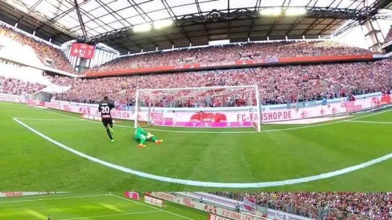 Cámara corporal: increíble perspectiva del jugador del maravilloso gol de Olivier Giroud contra el Colonia. | Vídeo | Ver programas de televisión 1 Sky Sports