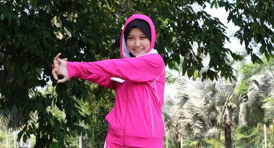 El entrenamiento olímpico de verano en la región del Golfo es un evento en sí mismo 1 arab muslim athlete