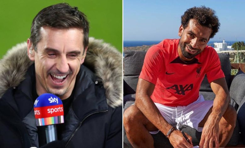 Gary Neville afirma que el egipcio ha 'jugado' al Liverpool por su enorme nuevo contrato 1 Gary Neville afirma que el egipcio ha 'jugado' al Liverpool por su enorme nuevo contrato