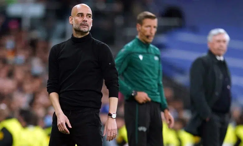 Guardiola insiste en que el Manchester City 'se levantará' después del choque del Real Madrid 1 Guardiola insiste en que el Manchester City 'se levantará' después del choque del Real Madrid