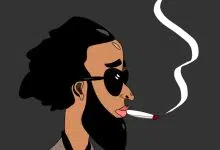 smoking cigarette jordan cartoon