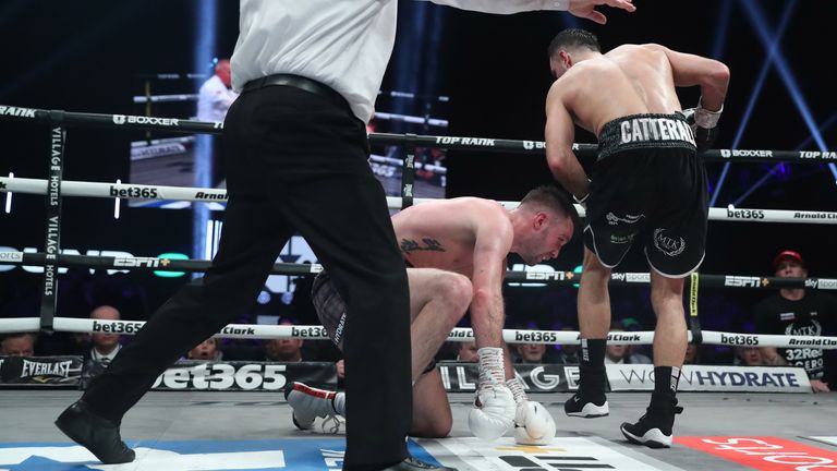 Jack Catterall responde a Josh Taylor y advierte a Regis Prograis: "¡Voy directo a por ti!" | Noticias del boxeo 5 JOSH TAYLOR v JACK CATTERALL 26-2-2022.OVO HYDRO,.GLASGOW.PIC LAWRENCE LUSTIG.IBF/WBC/WBA/WBO Supercampeón mundial de peso ligero.Josh TAYLOR V JACK CATTERALL