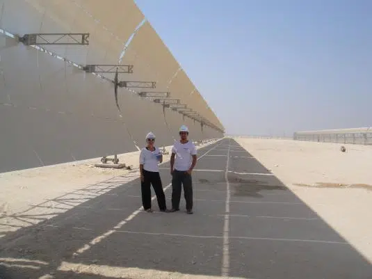 La central termosolar híbrida de Egipto está a punto de completarse 1 solar field for hybrid solar thermal plant in Kuraymat, Egypt