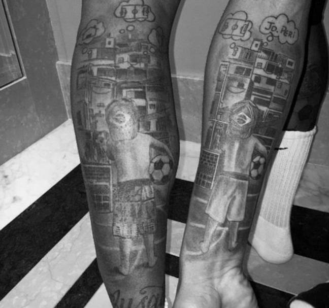 La historia detrás de los tatuajes de Neymar y Gabriel Jesus 3 Imagen: Instagram