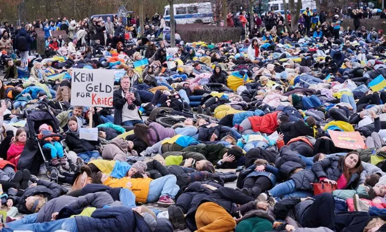 Miles se acuestan en Berlín exigiendo la prohibición del petróleo y el gas rusos 1 Miles se acuestan en Berlín exigiendo la prohibición del petróleo y el gas rusos