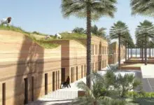 green building, green roof, Kuwait, Perkins + Will, green design, sustainable design, green architecture, eco-architecture, agriculture, fertile crescent, green school