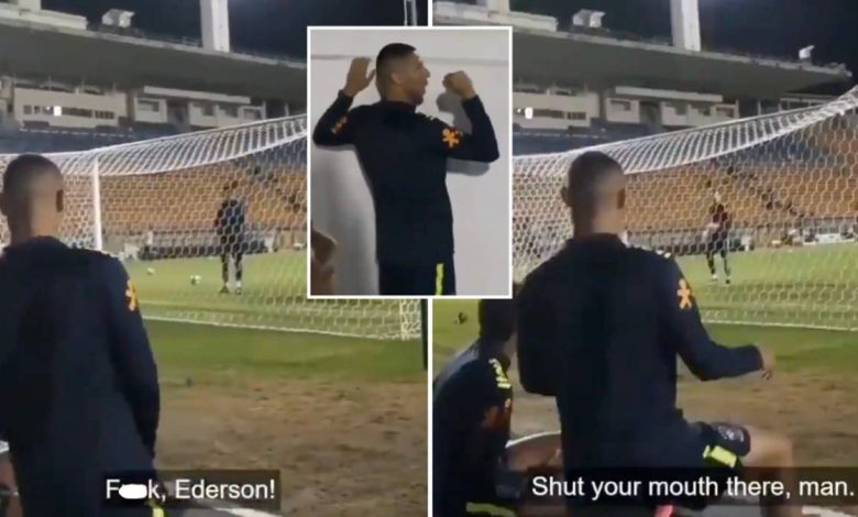 Richarlison una vez hizo que Ederson perdiera espectacularmente los estribos después de burlarse de su compañero de equipo de Brasil 1 Richarlison una vez hizo que Ederson perdiera espectacularmente los estribos después de burlarse de su compañero de equipo de Brasil