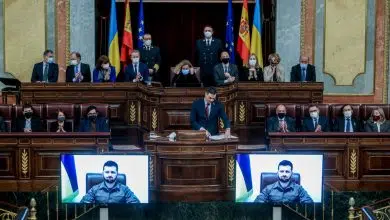 Zelensky recuerda el bombardeo nazi de Guernica en su discurso en el parlamento español