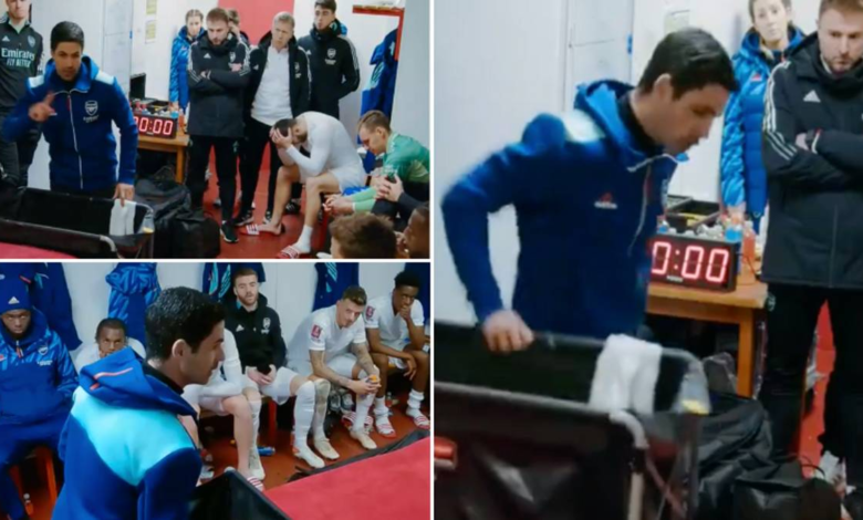El video muestra a Mikel Arteta furioso regañando a sus jugadores después de la eliminación de la Copa FA 1 El video muestra a Mikel Arteta furioso regañando a sus jugadores después de la eliminación de la Copa FA