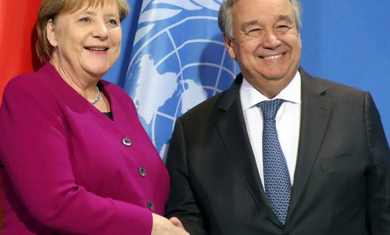 Angela Merkel rechaza oferta de trabajo del secretario general de la ONU Guterres 1 Angela Merkel rechaza oferta de trabajo del secretario general de la ONU Guterres