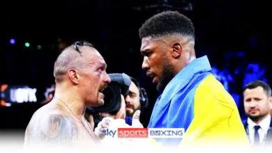 Anthony Joshua reacciona enojado después de anunciar la pérdida de Oleksandr Usyk | Nuevas imágenes | Video | Ver programa de televisión 9 Sky Sports