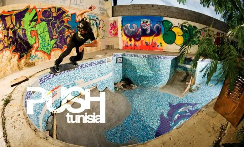 Beduinos convierten mansión tunecina ilegítima en skate park 1 urban art, street art, graffiti, skating, adaptive reuse, revolution, arab spring, The Bedouins, PUSH Tunisia