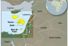 natural gas fields off israel coast