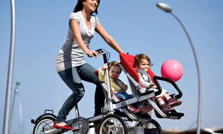Cochecito de bicicleta híbrido Taga y 8 titulares de tecnología limpia relacionados con Israel para la semana del 16 de agosto de 2009 1 taga-stroller-mom-kids-israel