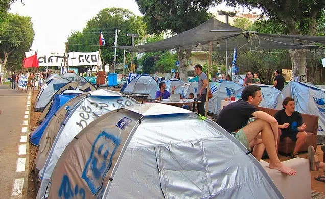 Cómo las ciudades de carpas de Israel afectaron a Occupy Wall Street 1 tent city israel occupy