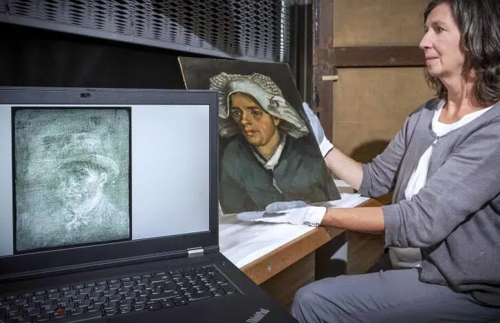 El autorretrato inédito de Van Gogh escondido detrás de otro cuadro 1 Retrato de Van Gogh de una mujer campesina