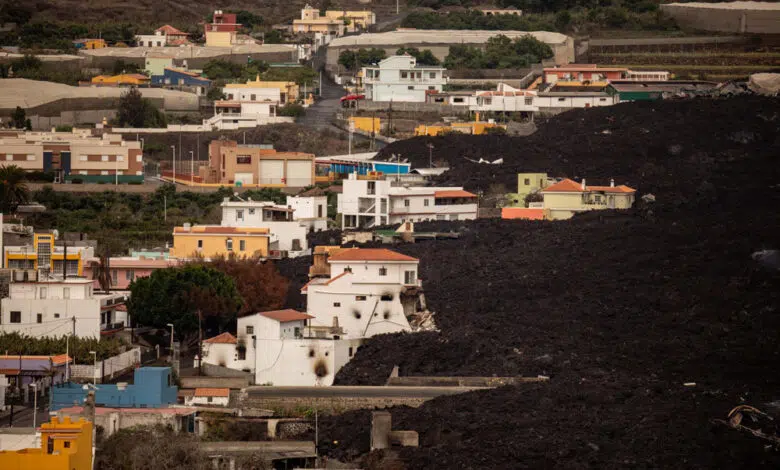 El nuevo flujo de lava de La Palma se acerca a La Laguna Village 1 El nuevo flujo de lava de La Palma se acerca a La Laguna Village