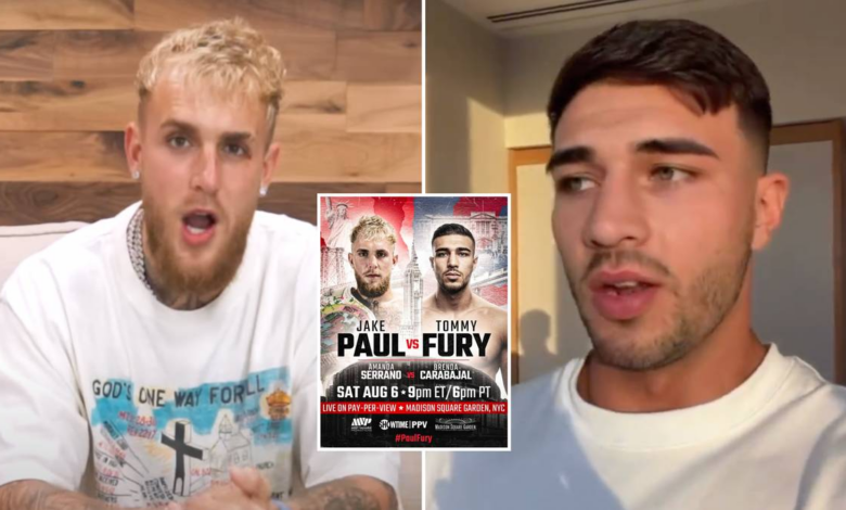 Jake Paul cancela combate de boxeo con Tommy Fury 1 Jake Paul cancela combate de boxeo con Tommy Fury