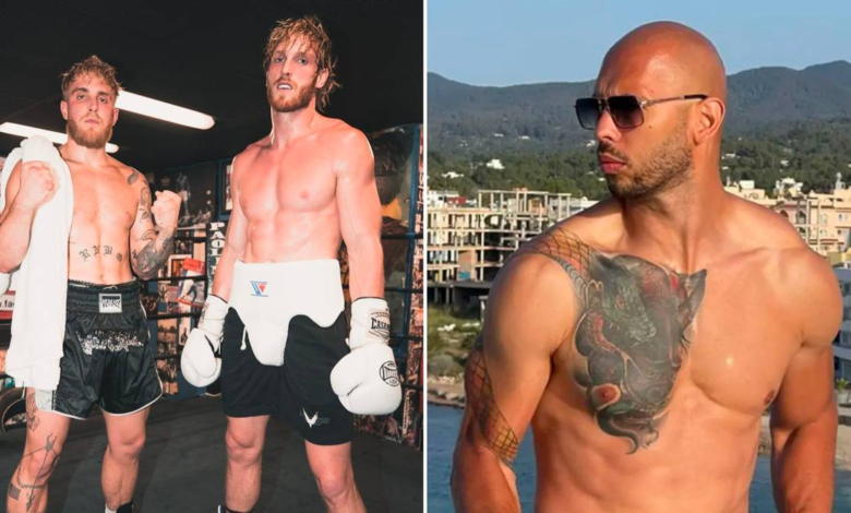 Jake Paul le da una 'bendición' a Logan Paul contra la controvertida estrella de TikTok Andrew Tate 1 Jake Paul le da una 'bendición' a Logan Paul contra la controvertida estrella de TikTok Andrew Tate
