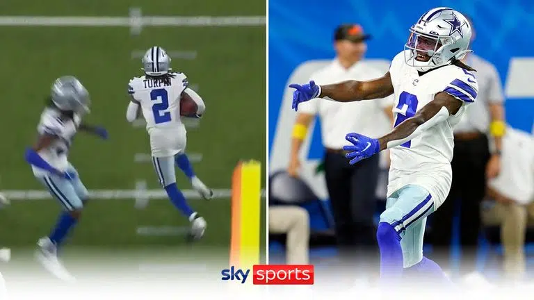 KaVontae Turpin: regresador de los Dallas Cowboys con 98 y 86 touchdowns en el mismo juego. | Vídeo | Ver programas de televisión 1 Sky Sports