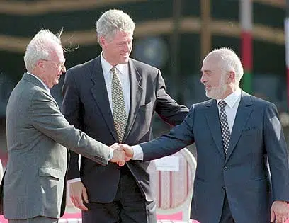 La OTAN ayuda al puente de agua entre Jordania, Israel y EE. UU. 1 clinton-rabin