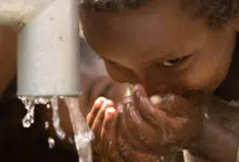 child africa water