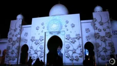 La realidad aumentada proyectada en mezquitas es una alternativa a los fuegos artificiales 11 augmented reality, Sheikh Zayed Grand Mosque