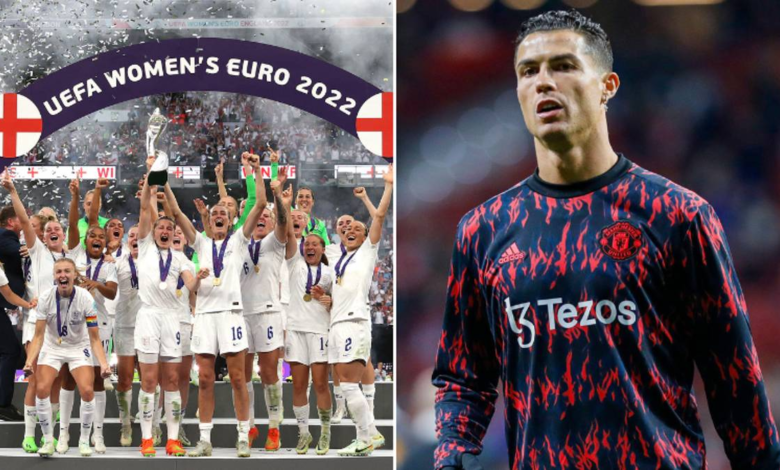 Las ganancias de Lionesses Euro 2022 equivalen a las ganancias diarias de Cristiano Ronaldo en el Manchester United 1 Las ganancias de Lionesses Euro 2022 equivalen a las ganancias diarias de Cristiano Ronaldo en el Manchester United