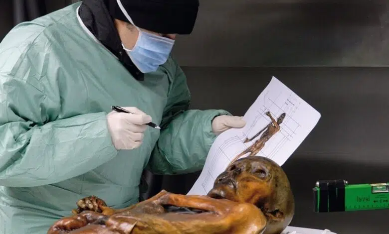 Momias derretidas caminan sobre hielo delgado debido al cambio climático 1 Momias derretidas caminan sobre hielo delgado debido al cambio climático