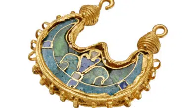 Raros aretes de oro del siglo XI encontrados en Tanaka, Dinamarca 9 Raros aretes de oro del siglo XI encontrados en Tanaka, Dinamarca