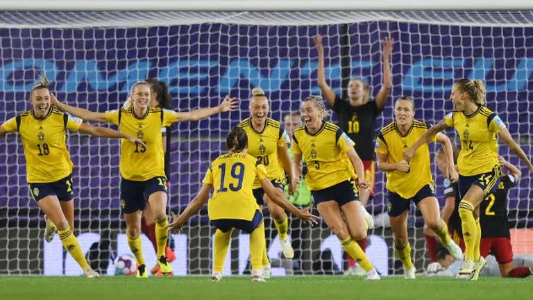 Suecia Femenino 1 - 0 Bélgica Femenino 1 Suecia Bélgica Eurocopa 2022