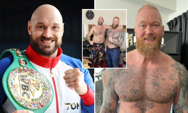 Tyson Fury confirma planes para enfrentar a Hafthor 'Thor' Bjornsson en la pelea de regreso al fútbol de Londres 1 Tyson Fury confirma planes para enfrentar a Hafthor 'Thor' Bjornsson en la pelea de regreso al fútbol de Londres
