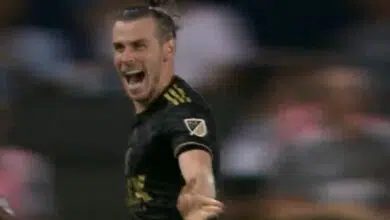 Video: Gareth Bale abre cuenta de LA FC con finalización típica