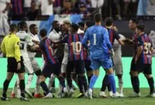 Vídeo: Los ánimos estallan entre Barcelona y Real Madrid, incluso en amistosos