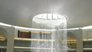 Vuela con el sol en el aeropuerto Ben Gurion de Israel 8 ben-gurion-airport-water-sculpture-israel